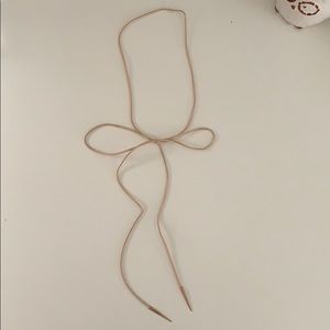 Kendra Scott Blush Pink Tie Necklace